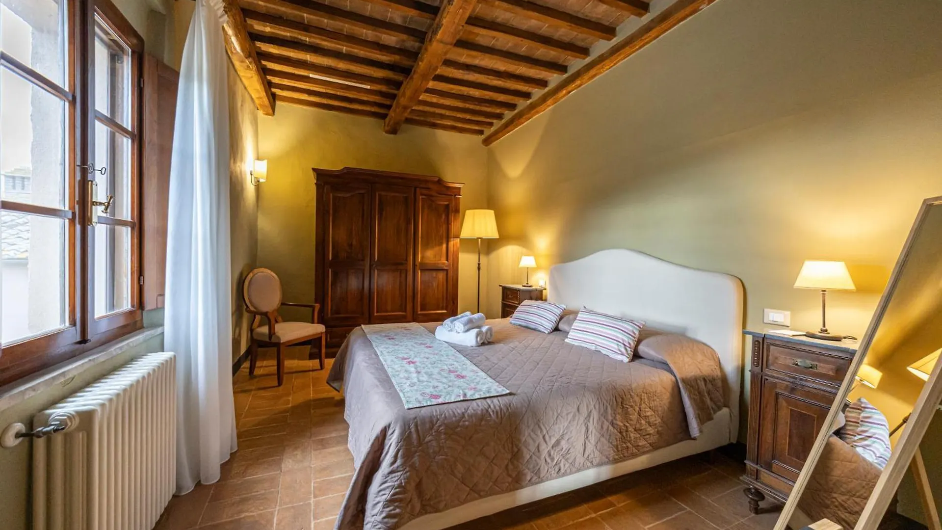 Séjour à la ferme Villa Borgo dé Brandi à Monteriggioni Italie